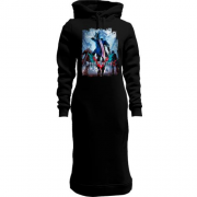 Женская толстовка-платье с постером игры Devil May Cry 5