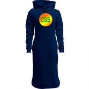 Женская толстовка-платье для программиста CSS