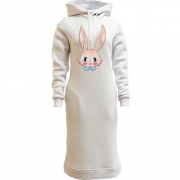 Женская толстовка-платье Cute Rabbit Кролик