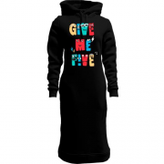 Женская толстовка-платье Give me five