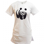 Подовжена футболка Панда в окулярах жалюзі