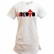 Подовжена футболка з лого Brutto (2)