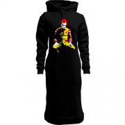 Женская толстовка-платье Ronald McDonald Clown art