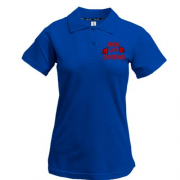Жіноча футболка-поло з написом "Яною бути офігенно"