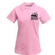 Жіноча футболка-поло Muse (силуети)