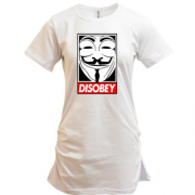 Подовжена футболка Disobey ananymus