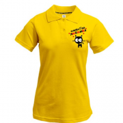 Жіноча футболка-поло з написом "Олексіїва любимка"