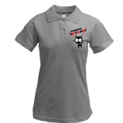 Жіноча футболка-поло з написом "Гошина любимка"