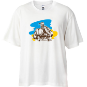 Футболка Oversize Атаман (силуэт)
