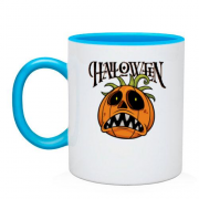 Чашка с зубастой тыквой "Halloween"