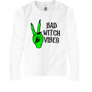 Дитяча футболка з довгим рукавом Bad witch vibes