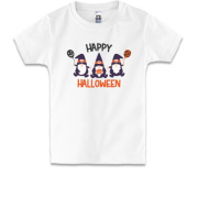 Детская футболка с гномами "Happy Halloween"