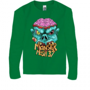Детская футболка с длинным рукавом с монстром "Monster Mosh 37"