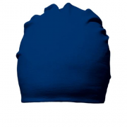 Темно-синя бавовняна шапка