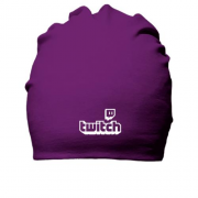 Бавовняна шапка з логотипом twitch