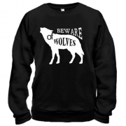 Свитшот beware of wolves