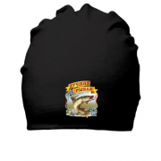 Хлопковая шапка со щукой "Лучший рыбак"
