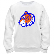 Свитшот с оранжево-синим силуэтом тигра