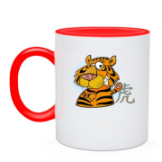 Чашка Тигр с иероглифом