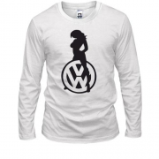Лонгслив Volkswagen (лого с девушкой)