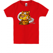 Дитяча футболка Тигр з ієрогліфом