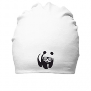 Хлопковая шапка Панда в очках жалюзи