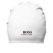 Хлопковая шапка для шефа "не hugo, но boss"