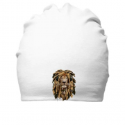 Хлопковая шапка со львом с дредами
