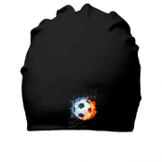 Хлопковая шапка с мячом в огне и воде