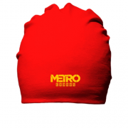 Хлопковая шапка с логотипом Metro Exodus