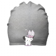 Бавовняна шапка hello kitty в капелюсі