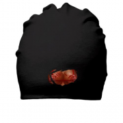 Хлопковая шапка с кровавым бюстом