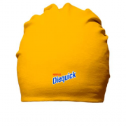 Бавовняна шапка з написом "Diequik" в стилі Несквик