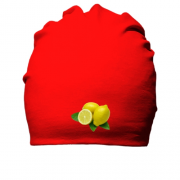 Хлопковая шапка с лимонами