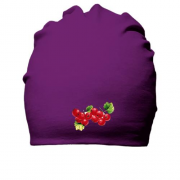 Хлопковая шапка с гроздью смородины