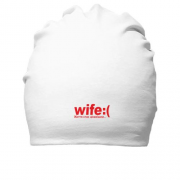 Бавовняна шапка Wife