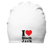Хлопковая шапка I love Black Jack