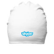 Хлопковая шапка Skype