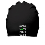 Бавовняна шапка "Make Love, Not War"
