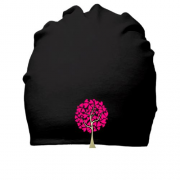 Бавовняна шапка Дерево з сердечками