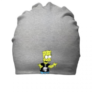 Хлопковая шапка Барт Симпсон потек