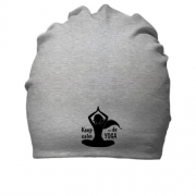 Хлопковая шапка Keep Calm an Do Yoga