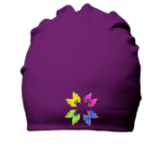 Бавовняна шапка з яскравими метеликами