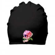 Хлопковая шапка Rose skull