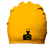 Бавовняна шапка з фотоапаратом зі спалахом