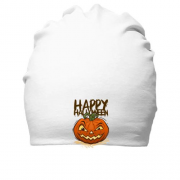 Хлопковая шапка с надписью Happy Halloween