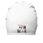 Хлопковая шапка с медвежонком Baby bear