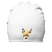 Хлопковая шапка с оленем в вязаной шапке