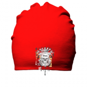 Бавовняна шапка з черепом в короні