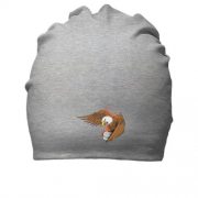 Бавовняна шапка з летючим орлом